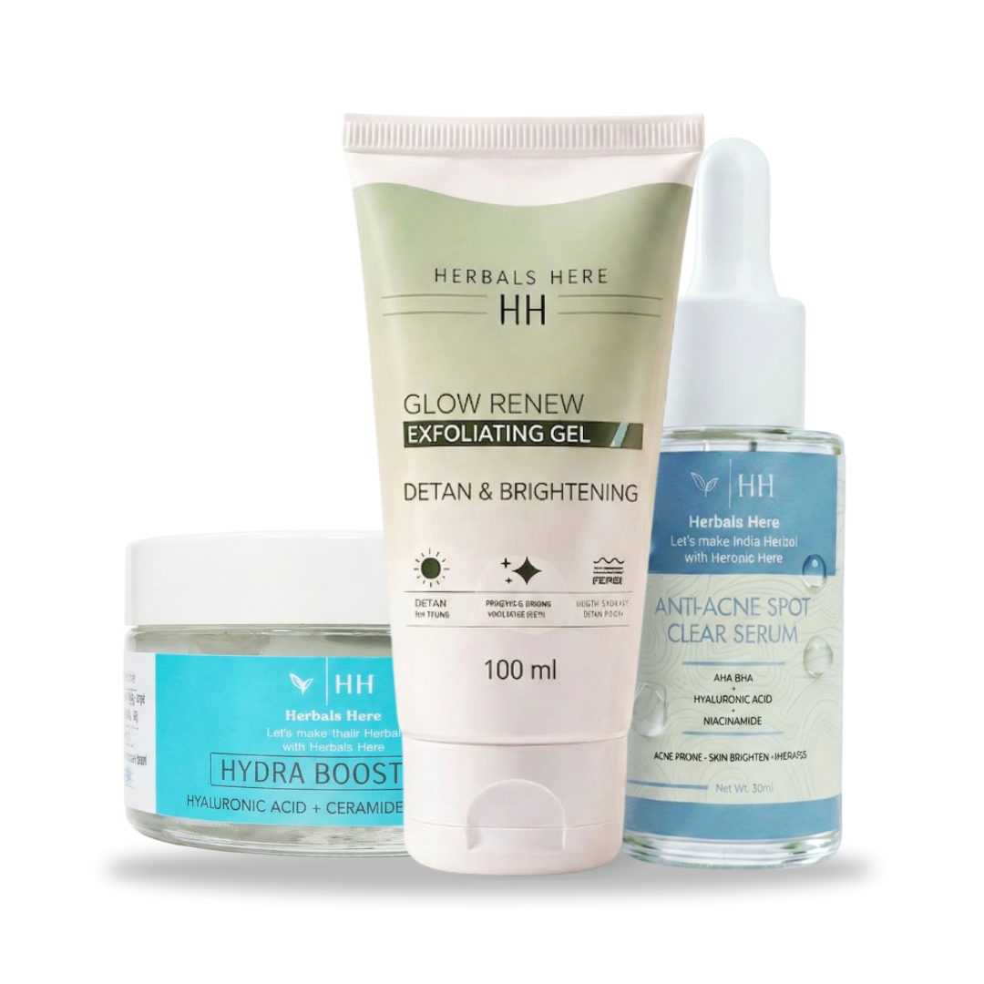 Herbals Here Glow & Clear Skincare Combo