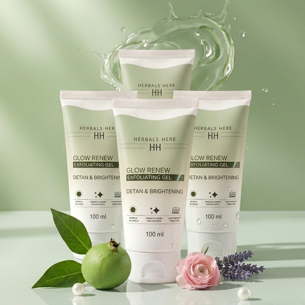 (Pack Of 4) Glow Renew Exfoliating Gel – Detan & Brightening Face Scrub