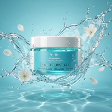 Hydra Boost Face Gel with Hyaluronic Acid & Ceramides – Lightweight Hydrating Moisturizer
